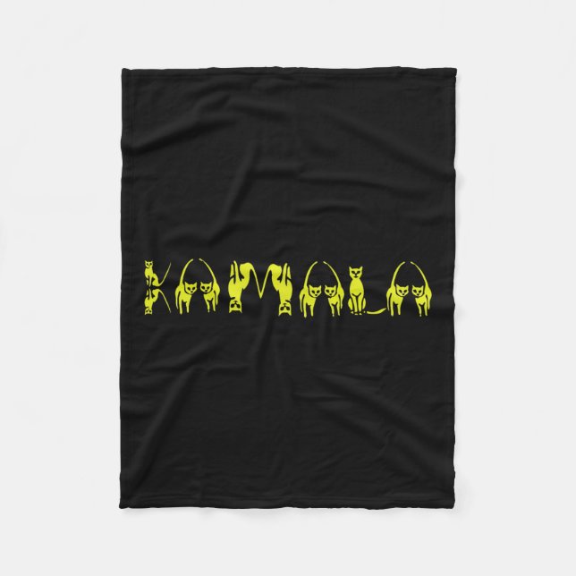 Cobertor De Velo Harris Cat Lettering Positive Funny 15 (Frente)