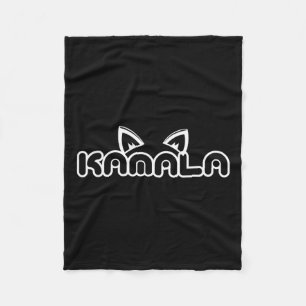 Cobertor De Velo Harris Cat Lettering Positive Funny Kamala