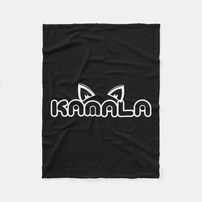 Cobertor De Velo Harris Cat Lettering Positive Funny Kamala (Frente)