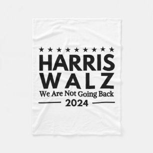 Cobertor De Velo Harris Tim Walz 2024 Não Voltaremos