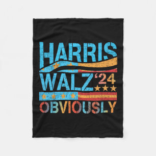 Cobertor De Velo Harris W Obviamente! Harris Waltz 2024 Eleição 1