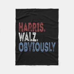 Cobertor De Velo Harris Waltz 2024 Eleição Kamala Harris Tim Waltz
