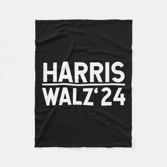 Cobertor De Velo Harris-walz-2024 Eleito Men Mulheres Crianças Harr (Frente)