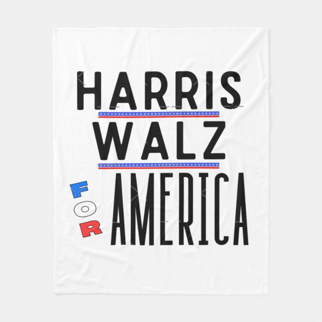 Cobertor De Velo Harris Walz 2024 Pin (Frente)