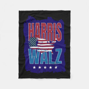 Cobertor De Velo Harris Wheimer 2024 Bandeira dos EUA Angustiada El