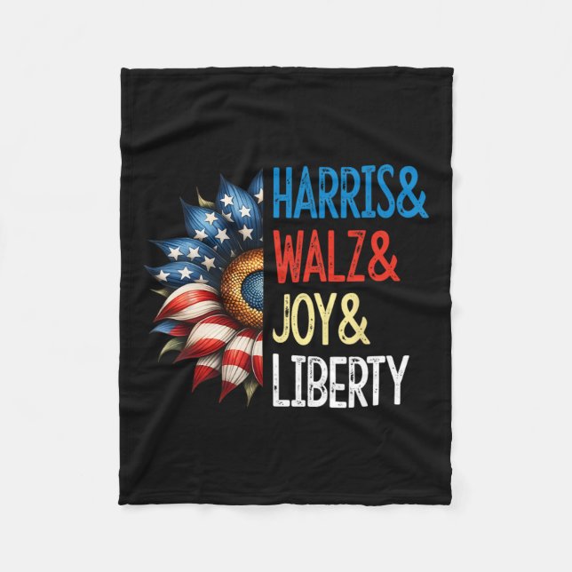 Cobertor De Velo Harris Wheimer Joy Liberty - Harris Waltz 2024 Ret (Frente)