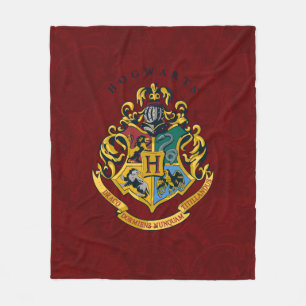 Cobertor De Velo Harry Potter   Brasão de Hogwarts - Completo