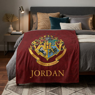 Cobertor De Velo Harry Potter   Brasão de Hogwarts - Completo