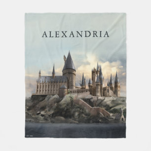 Cobertor De Velo Harry Potter   Castelo de Hogwarts Diurno