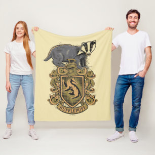 Cobertor De Velo Harry Potter   Pancada de Hufflepuff com Badger