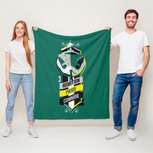 Cobertor De Velo Harry Potter SLYTHERIN™ House Traços Sigil