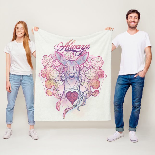 Cobertor De Velo Harry Potter Spell | "Sempre" Doce Patronus (In Situ)