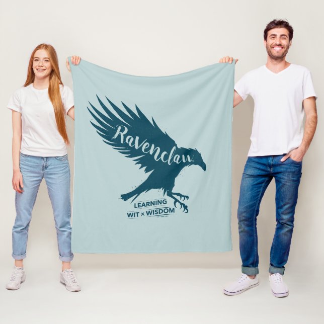 Cobertor De Velo Harry Potter | Tipografia da silhueta RAVENCLAW™ (In Situ)