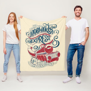 Cobertor De Velo Harry Potter Tipografia Hogwarts Express