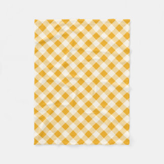 Cobertor De Velo Harvest Dourada Gingham