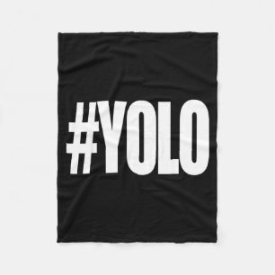 Cobertor De Velo Hashtag yolo Hashtag yolo