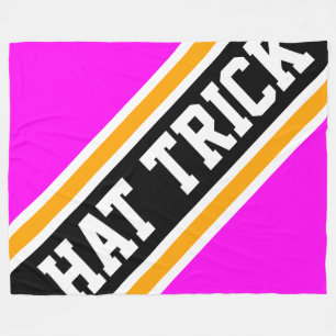 Cobertor De Velo HAT TRICK Pink Negro-Amarelo-Rosa Brilhante