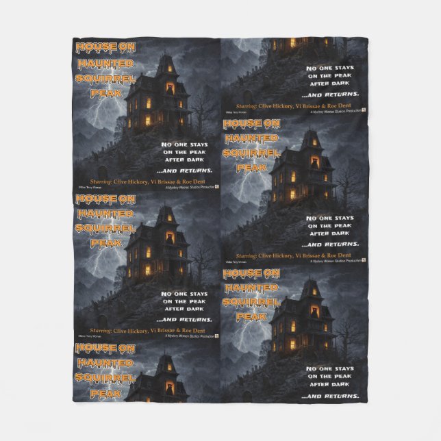 Cobertor De Velo Haunted Squirrel Peak (Frente)