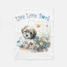 Havanese Dog Mãe Floral