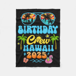 Cobertor De Velo Hawaii Birthday Crew Vacation Cruise 2025 Summer G