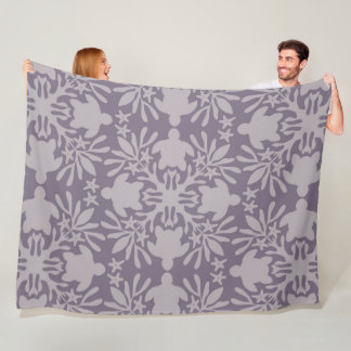 Cobertor De Velo Hawaiian Quilt Honu ( sea turtle )
