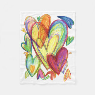 Cobertor De Velo Healing Hearts Chemo Blanket