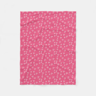 Cobertor De Velo Heart Fleece Blanket
