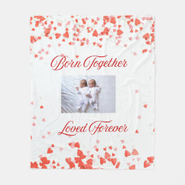 Cobertor De Velo Heart Theme Twin