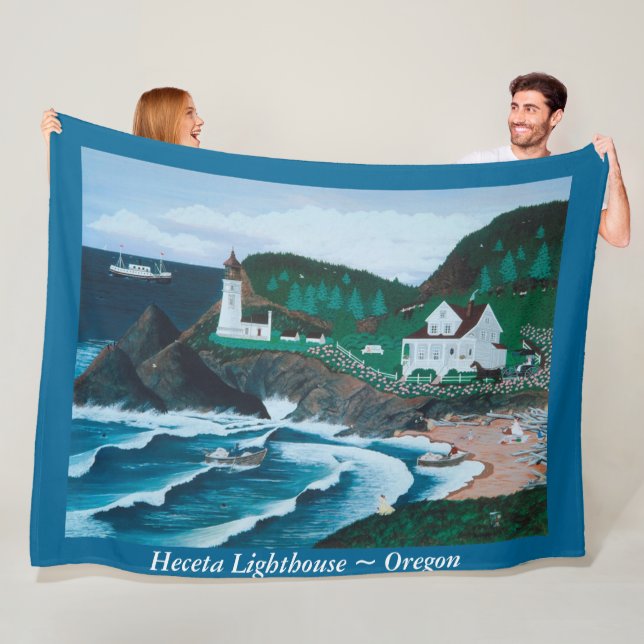 Cobertor De Velo Heceta Farol Fleece Blanket (In Situ)