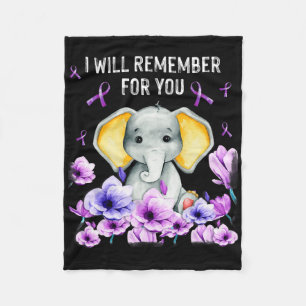Cobertor De Velo Heimerheimer Sensibilizar Elefante Bonito Eu Vou L