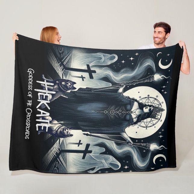 Cobertor De Velo Hekate Deusa das Encruzilhadas Espíritos Fantasmag (In Situ)