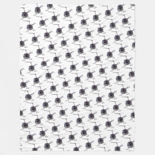 Cobertor De Velo Helicóptero Legal em Aberto e Folheto do Helicópt