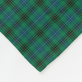 Cobertor De Velo Henderson Clan Bright Green e Blue Tartan