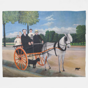 Cobertor De Velo Henri Rousseau - A Carroça do pai Junier