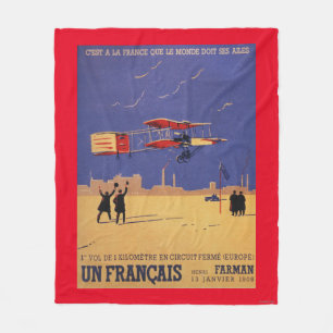 Cobertor De Velo Henry Farman voa em Issy-les-Moulineaux