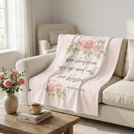 Cobertor De Velo Her children rise up and call her blessed 