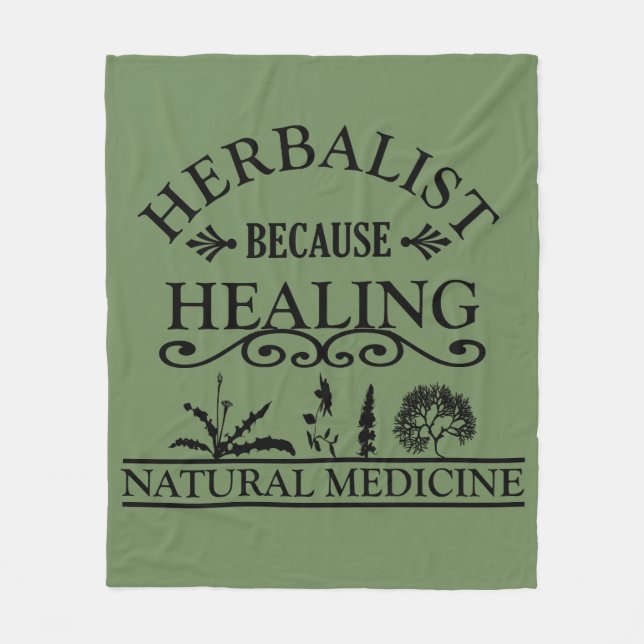 Cobertor De Velo Herbalistas de medicina natural (Frente)