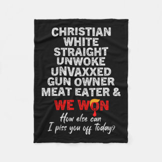 Cobertor De Velo Hetero Branco Cristão Não Acordado Proprietário de