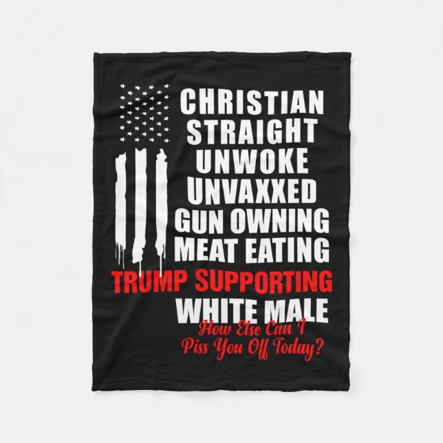 Cobertor De Velo Hetero Branco Cristão Unwoage América Fl (Frente)