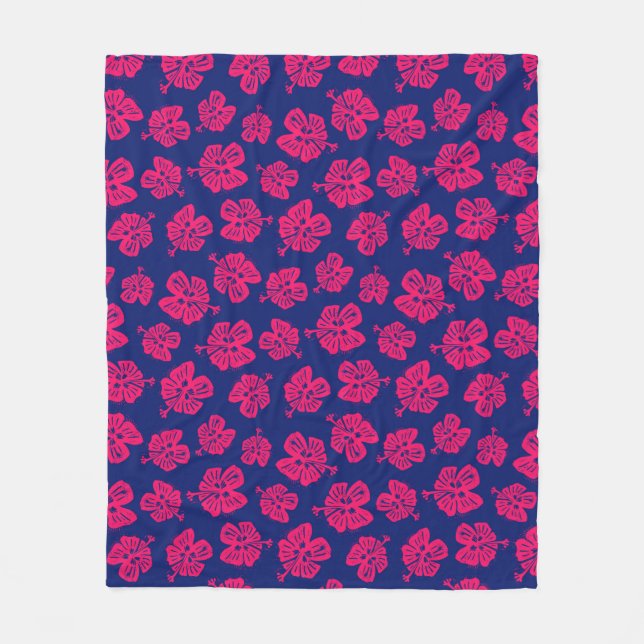 Cobertor De Velo hibisco tropical para um pouco de paraíso em casa (Frente)