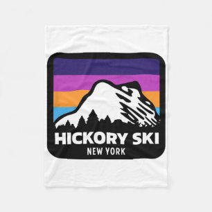 Cobertor De Velo Hickory Ski New York Esquiando Snowboard Family Tr