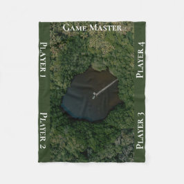 Cobertor De Velo Hidden Woodland Lake Tabletop Gaming Map TTRPG