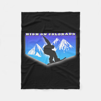 Cobertor De Velo High On Colorado Snowboard Mountain Snowboard W