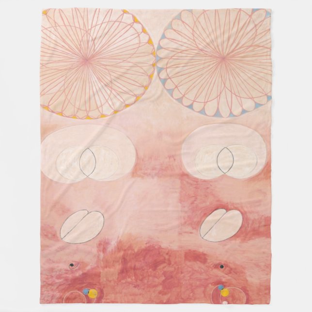 Cobertor De Velo Hilma af Klint - Os Dez Maiores, Não 9 (Frente)