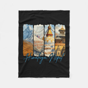 Cobertor De Velo Himalaia Nepal Viagem Viagem Pincelada Souvenir