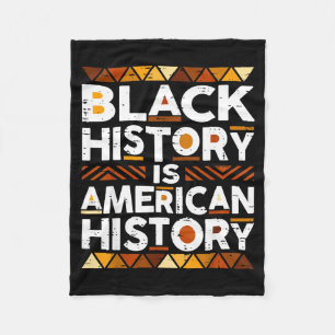 Cobertor De Velo História Negra É História Americana Afro-Americana