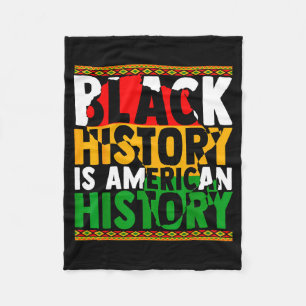 Cobertor De Velo História Negra É História Americana Homens Mulhere
