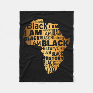 Cobertor De Velo História Negra Eu Sou Negro Todos os Meses America
