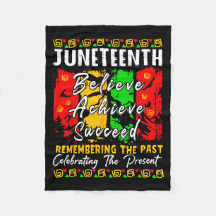 Cobertor De Velo História Negra Melanina Juneteenth É Minha Indepen