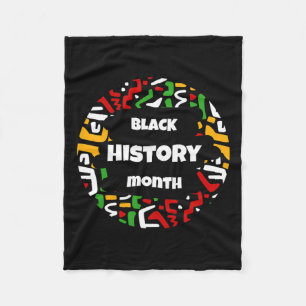 Cobertor De Velo História Negra Mês Com Sinalizador De Mapa African